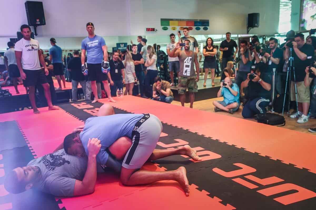 Treino aberto do UFC em Porto Alegre - Michael Johnson