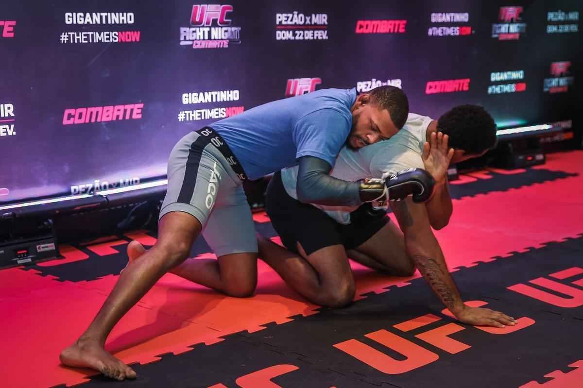 Treino aberto do UFC em Porto Alegre - Michael Johnson