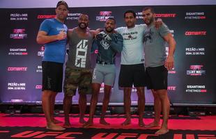Treino aberto do UFC em Porto Alegre - Michael Johnson e sua equipe