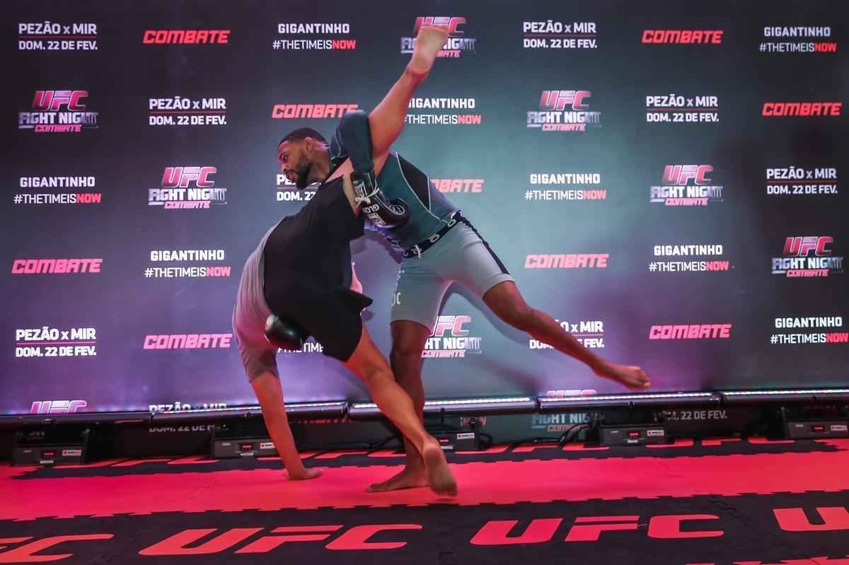 Treino aberto do UFC em Porto Alegre - Michael Johnson