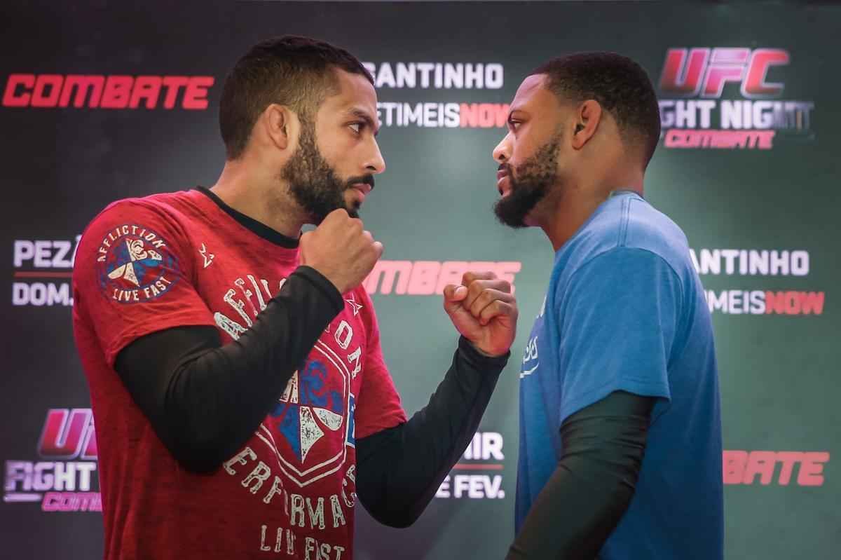 Treino aberto do UFC em Porto Alegre - Edson Barboza e Michael Johnson
