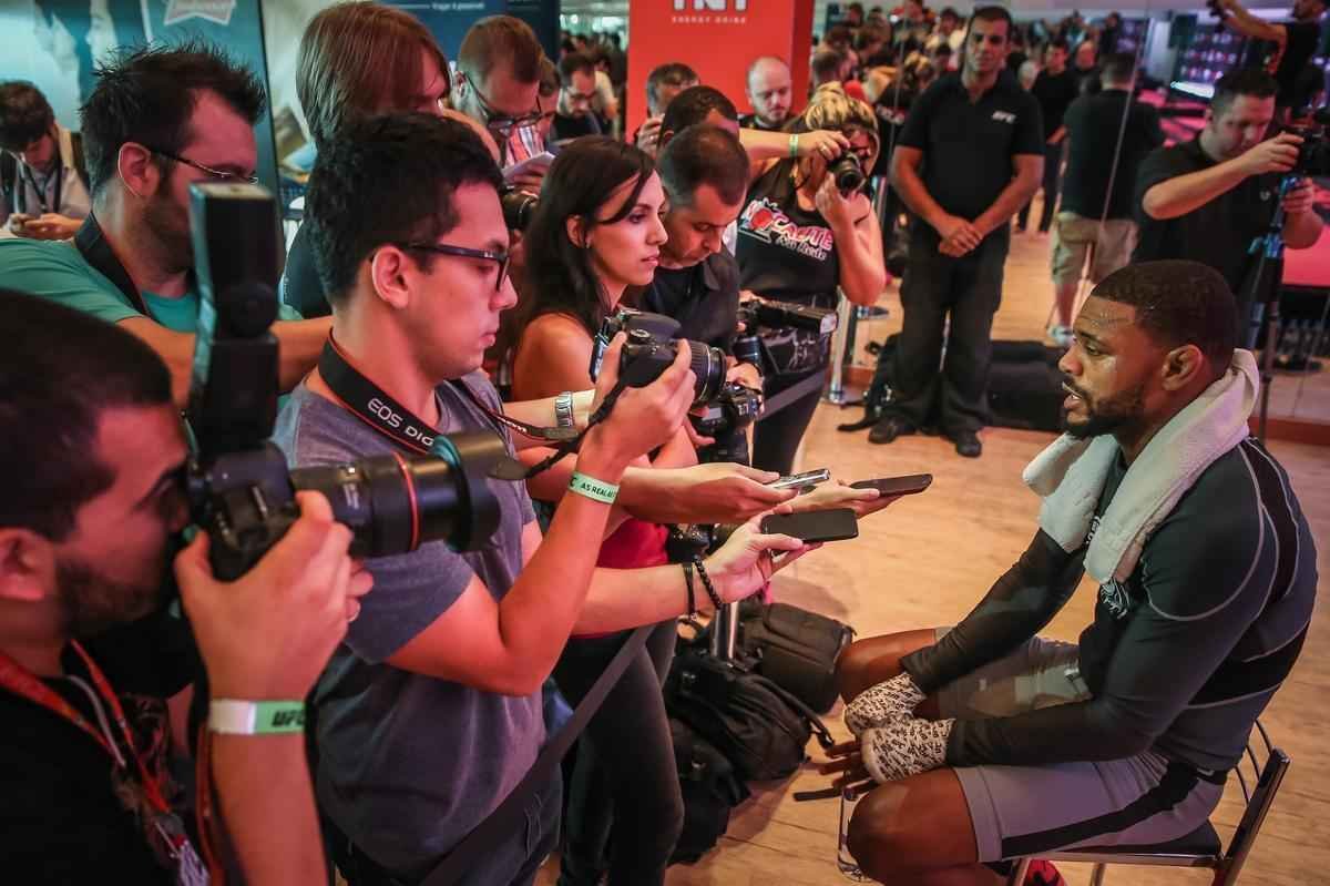 Treino aberto do UFC em Porto Alegre - Michael Johnson