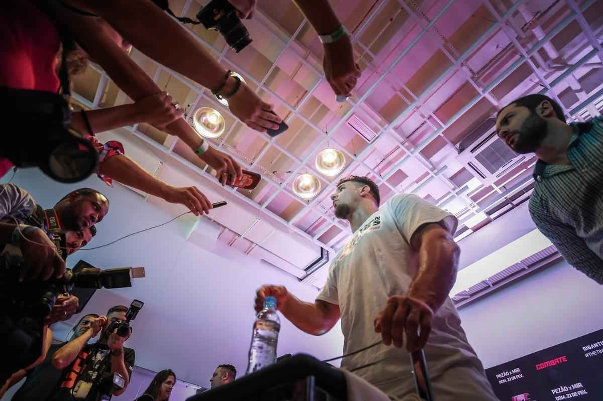 Treino aberto do UFC em Porto Alegre - Frank Mir