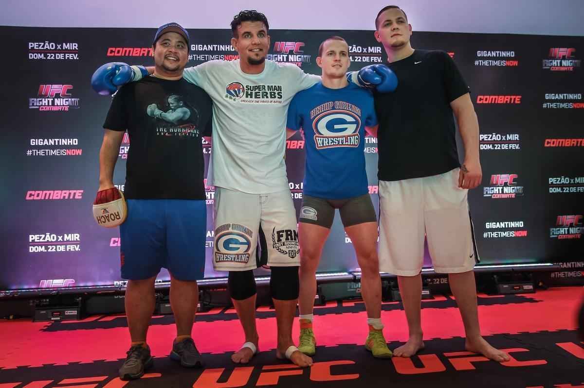 Treino aberto do UFC em Porto Alegre - Frank Mir