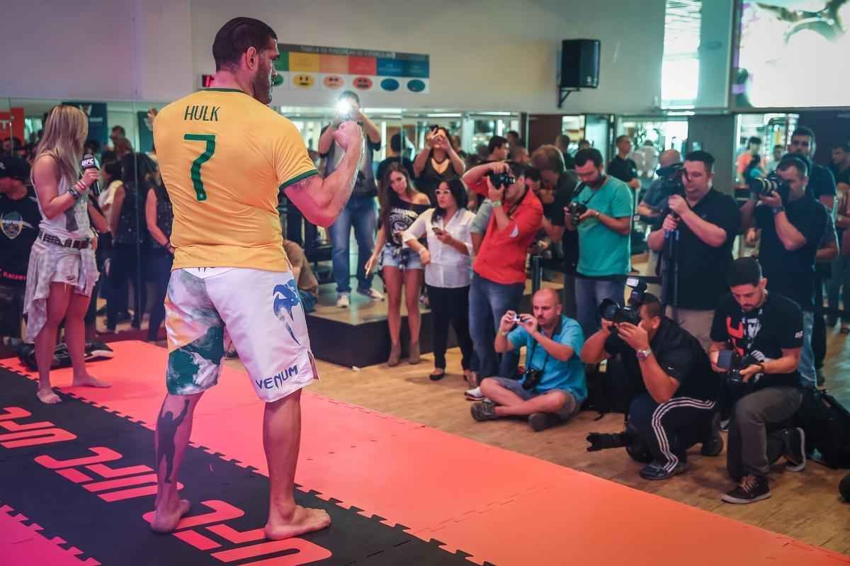 Treino aberto do UFC em Porto Alegre - Antnio Pezo