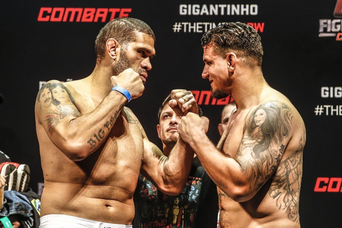 Pesagem do UFC em Porto Alegre - Antnio Pezo x Frank Mir