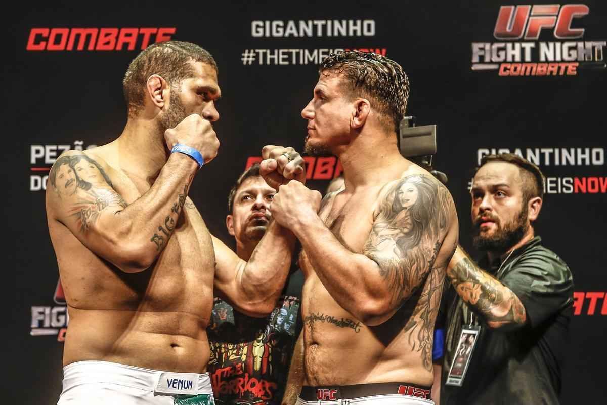 Pesagem do UFC em Porto Alegre - Antnio Pezo x Frank Mir