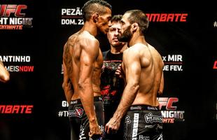 Pesagem do UFC em Porto Alegre - Iuri Marajo X Frankie Saenz