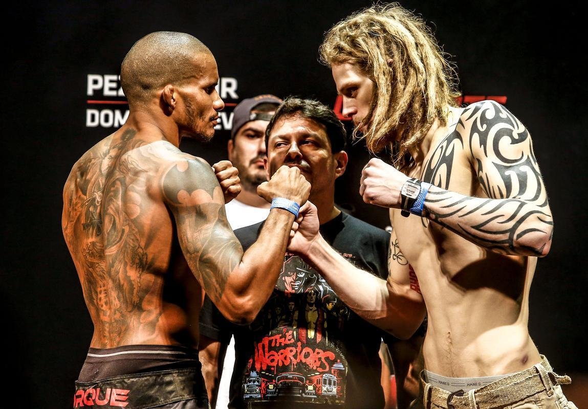 Pesagem do UFC em Porto Alegre - Ivan Jorge X Josh Shockley