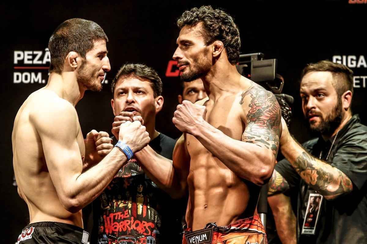 Pesagem do UFC em Porto Alegre - Rustam Khabilov X Adriano Martins