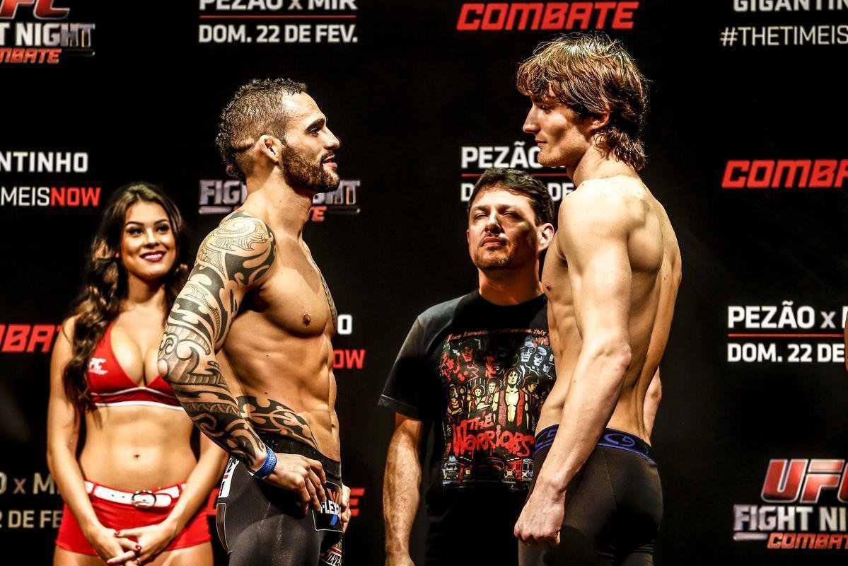 Pesagem do UFC em Porto Alegre - Santiago Ponzinibbio X Sean Strickland