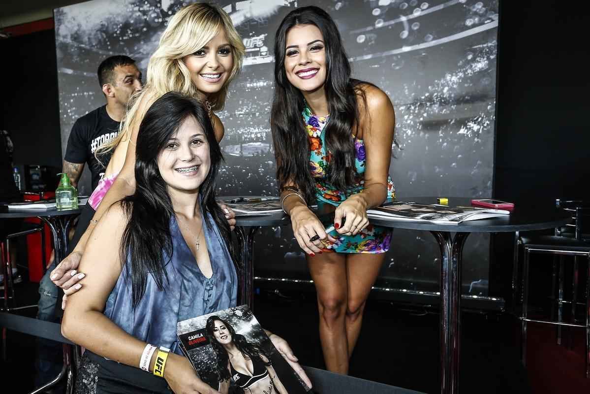 Fotos do evento realizado para os fs do UFC em Porto Alegre
