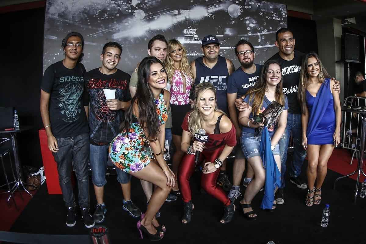 Fotos do evento realizado para os fs do UFC em Porto Alegre
