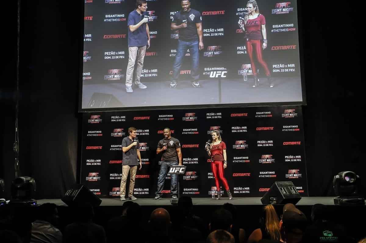 Fotos do evento realizado para os fs do UFC em Porto Alegre