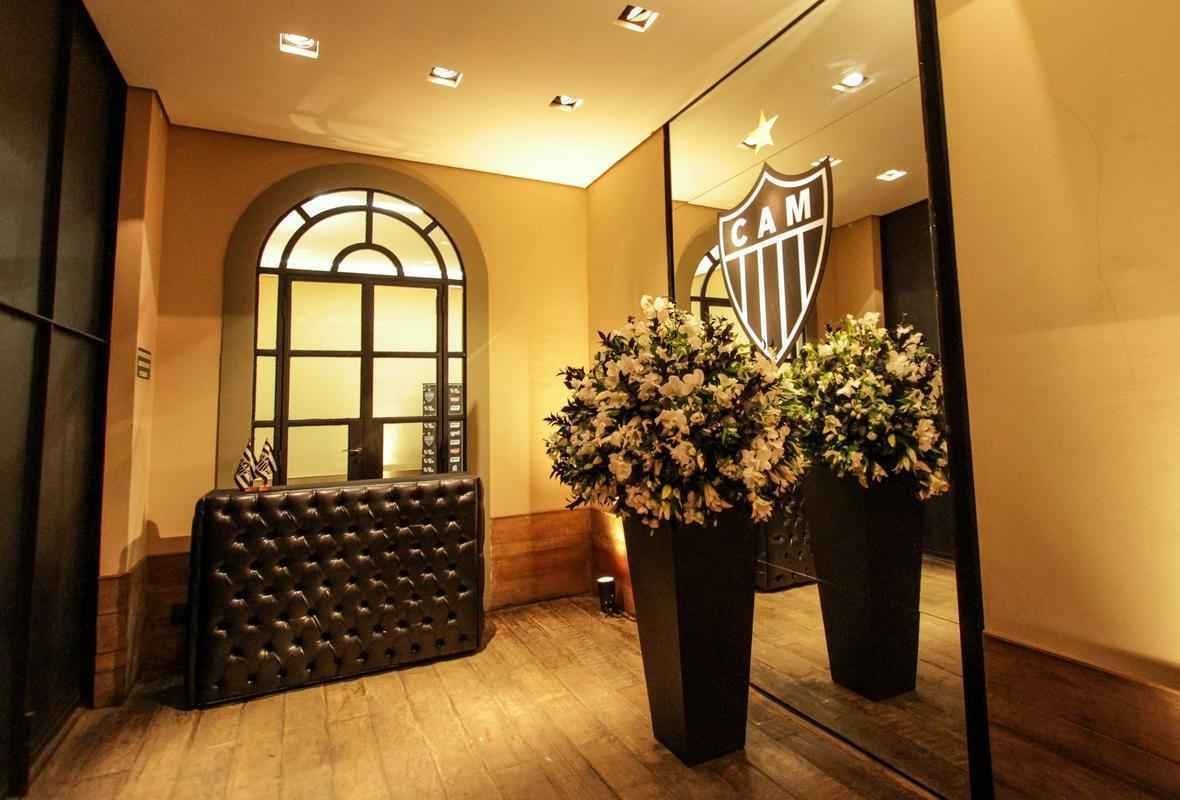 Casa de eventos pronta para receber festa de lanamento de uniforme do Atltico