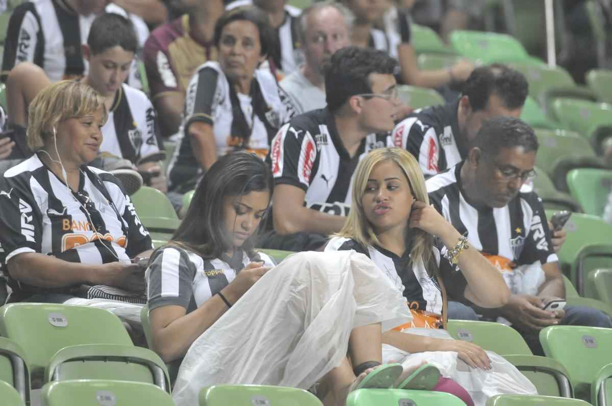 Imagens da torcida do Atltico na partida contra o Atlas, no Independncia, pela Copa Libertadores