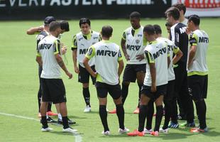 Galo se prepara para o jogo de domingo contra o Guarani, pelo Campeonato Mineiro