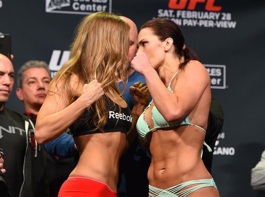 Galeria de fotos da da pesagem do UFC 184, em Los Angeles - Ronda Rousey x Cat Zingano 