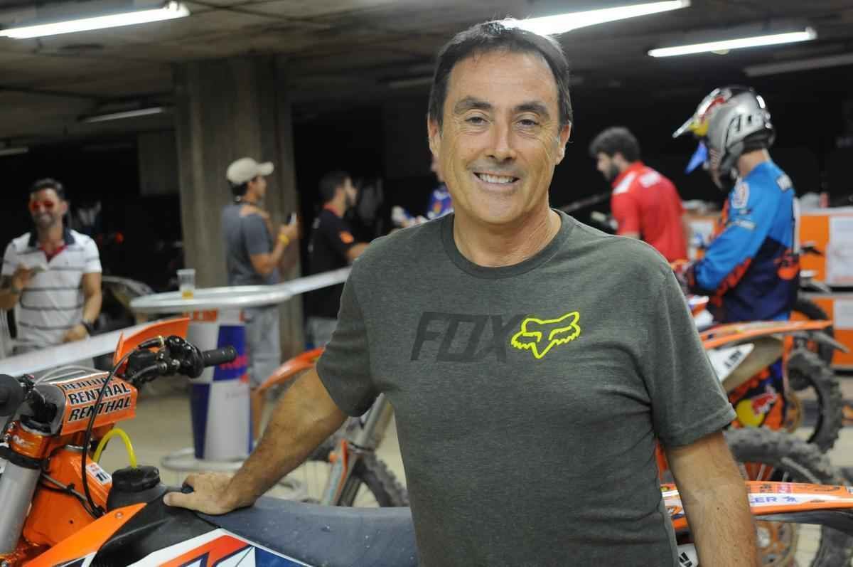 Eric Peronnard, desenhista da pista de Superenduro no Mineirnho