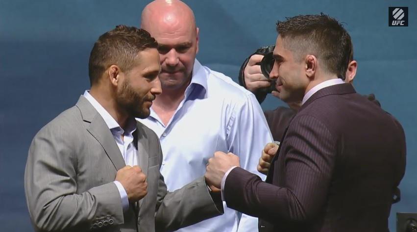 Fotos da super coletiva do UFC em Los Angeles - Chad Mendes x Ricardo Lamas