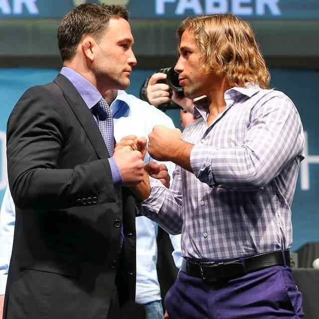 Fotos da super coletiva do UFC em Los Angeles - Frankie Edgar x Urijah Faber