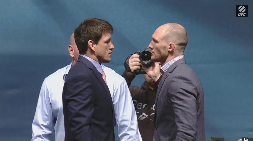 Fotos da super coletiva do UFC em Los Angeles - Demian Maia x Ryan LaFlare