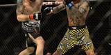 Imagens das lutas e bastidores do UFC 184, em Los Angeles - Kid Yamamoto x Roman Salazar foi declarada 'No Contest', por dedada no olho acidental aplicada por Kid Yamamoto