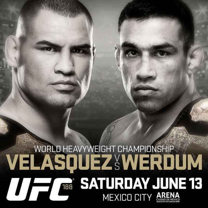 UFC 188 - 13 de junho - Cain Velasquez x Fabrcio Werdum - pelo cinturo do peso-pesado