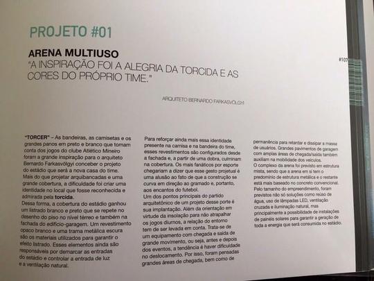Motivos que inspiraram o escritrio de arquitetura na elaborao do projeto