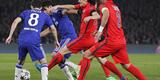 Imagens do duelo entre Chelsea e PSG, em Londres, pelas oitavas de final da Liga dos Campees