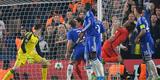 Gol de David Luiz, nos minutos finais, levou jogo com Chelsea para a prorrogao