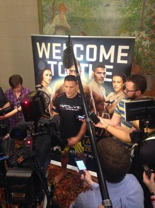 Imagens do treino aberto do UFC 185 - Rafael dos Anjos, desafiante ao cinturão dos leves