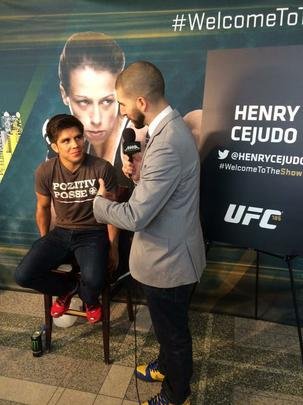 Fotos do Media Day do UFC 185, com coletivas e encaradas - Henry Cejudo