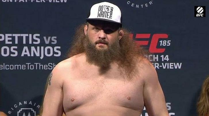 Imagens da pesagem do UFC 185, em Dallas - Roy Nelson