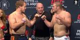 Imagens da pesagem do UFC 185, em Dallas - Jared Rosholt x Josh Copeland