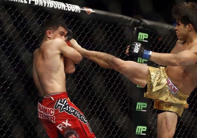 Imagens das lutas e bastidores do UFC 185, em Dallas - Henry Cejudo venceu Chris Cariaso por deciso unnime