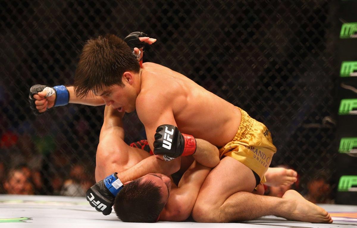 Imagens das lutas e bastidores do UFC 185, em Dallas - Henry Cejudo venceu Chris Cariaso por deciso unnime