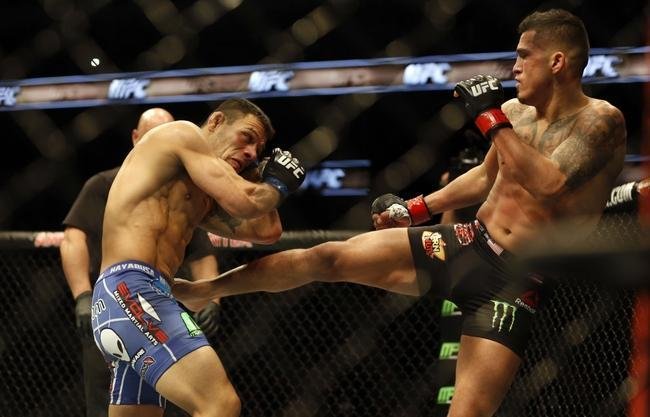 Fotos da vitria de Rafael dos Anjos, que valeu o cinturo dos leves do UFC