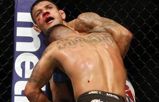 Fotos da vitria de Rafael dos Anjos, que valeu o cinturo dos leves do UFC