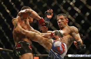 Fotos da vitria de Rafael dos Anjos, que valeu o cinturo dos leves do UFC