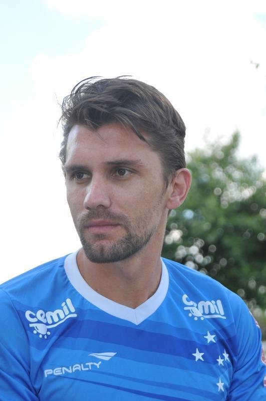 Imagens da entrevista exclusiva do Superesportes/EM com o zagueiro Paulo Andr, do Cruzeiro