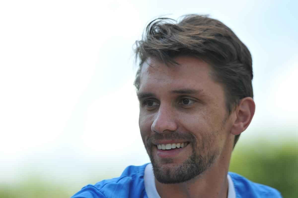 Imagens da entrevista exclusiva do Superesportes/EM com o zagueiro Paulo Andr, do Cruzeiro