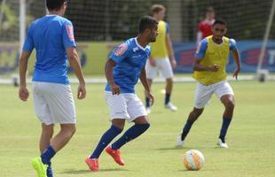 Cruzeiro treinou pela ltima vez em Belo Horizonte, nesta tera-feira, antes de viajar para a Venezuela, para encarar o Mineros