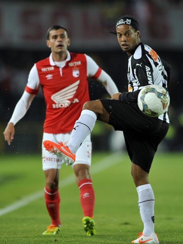 Em 2014, pela fase de grupos da Libertadores, o Atlético empatou em 1 a 1 com o Santa Fe. Guilherme abriu o placar para o Atlético