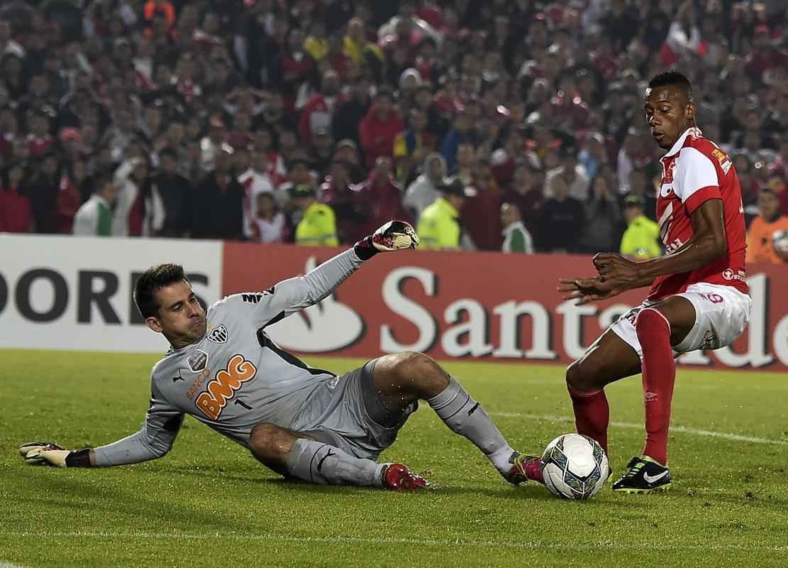 Em 2014, pela fase de grupos da Libertadores, o Atlético empatou em 1 a 1 com o Santa Fe. Guilherme abriu o placar para o Atlético