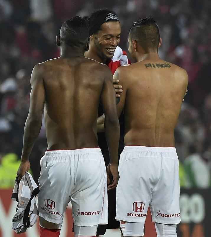 Em 2014, pela fase de grupos da Libertadores, o Atlético empatou em 1 a 1 com o Santa Fe. Guilherme abriu o placar para o Atlético
