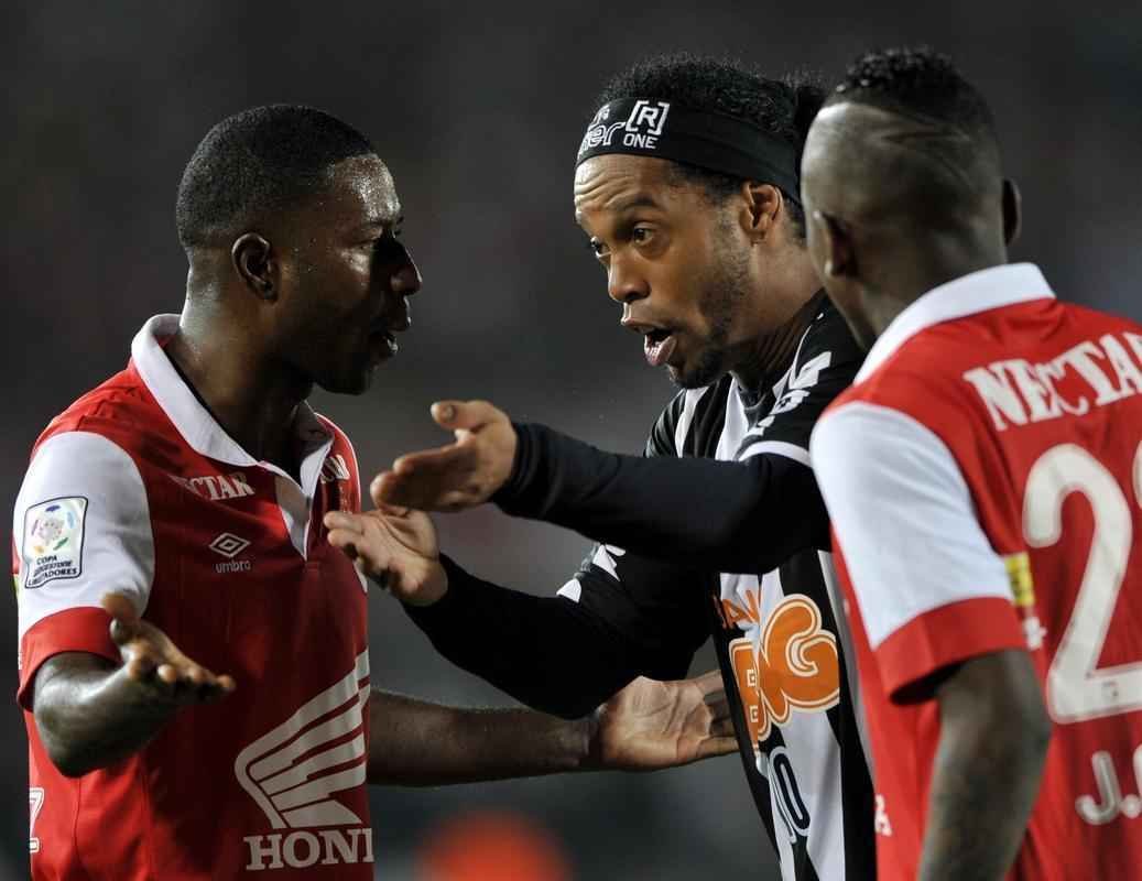 Em 2014, pela fase de grupos da Libertadores, o Atlético empatou em 1 a 1 com o Santa Fe. Guilherme abriu o placar para o Atlético