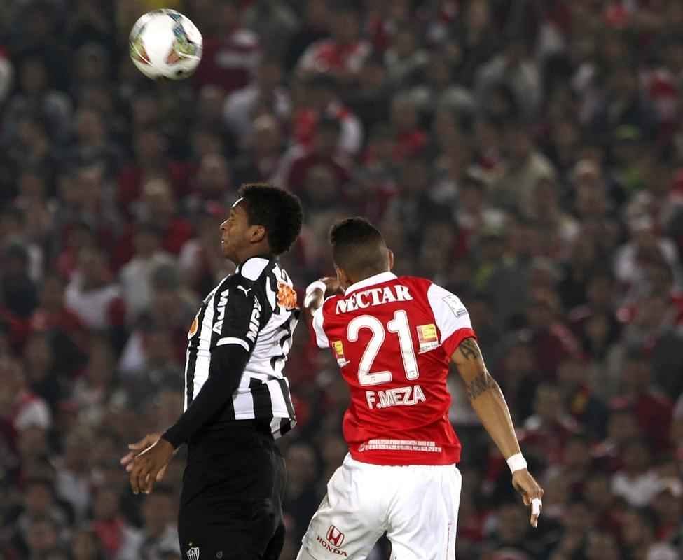 Em 2014, pela fase de grupos da Libertadores, o Atltico empatou em 1 a 1 com o Santa Fe. Guilherme abriu o placar para o Atltico