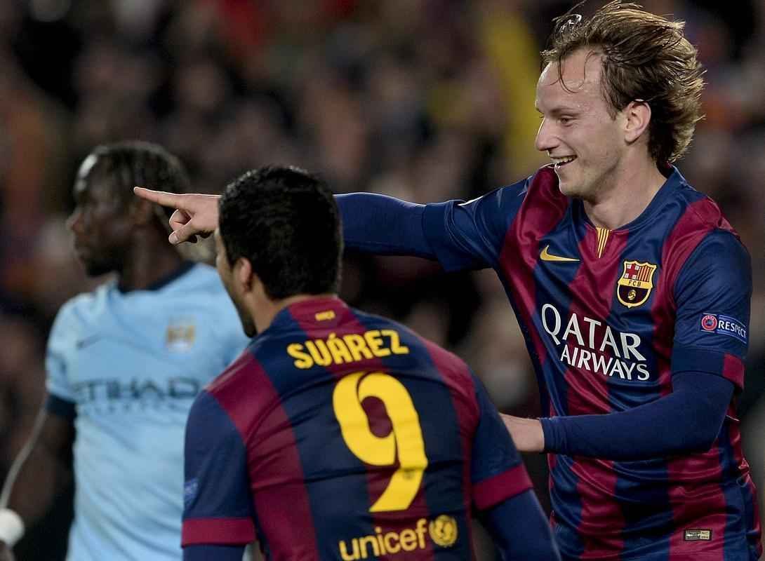 Imagens do duelo entre Barcelona e Manchester City, no Camp Nou, pela Liga dos Campees