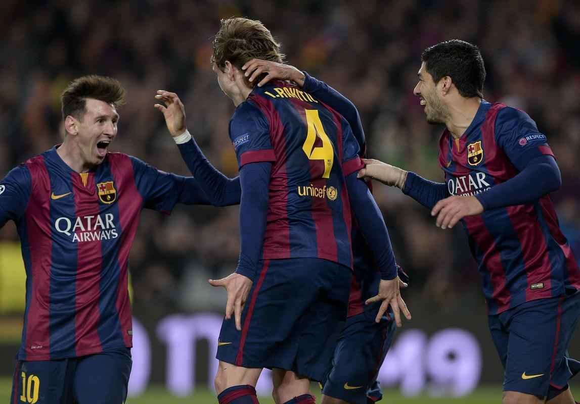 Imagens do duelo entre Barcelona e Manchester City, no Camp Nou, pela Liga dos Campees
